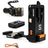 EACHSHOT ZGCINE V Mount Plate VM-VP4 with Arca-Swiss Quick Release, Foldable VMount for ZGCINE NEEWER SMALLRIG V-Mount Battery, for Canon Sony Nikon Panasonic LUMIX Mirrorless, DSLR Camera,Tripod