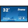 iiyama Prolite TF3239AS-B1AG - Monitor LED IPS Full HD Open Frame 40 punti multitouch Bonded PCAP capacitivo HDMI DP RJ45 RS-232c USB2.0 IP65 Android OS Vetro tattile antiriflesso 24/7, 80 cm 31,5
