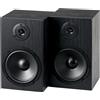 McGrey BSS-265 Coppia di diffusori hi-fi da scaffale da 6,5 - Diffusori hi-fi compatti a 2 vie con 80?W RMS, woofer da 6,5 e tweeter da 0,5 per un suono stereo e montaggio a parete - Nero