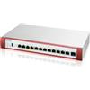 Zyxel USGFLEX500H ZyWALL Firewall di Sicurezza Informatica ad Alta Velocità | Pacchetto UTM di 1 Anno | 4x Multi-Gig 2.5G (2x PoE+) | VPN | Business Class | Fino a 300 Utenti | Nebula Cloud
