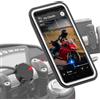 SHAPEHEART Innovazione francese, Porta cellulare magnetico. Assorbe le vibrazioni, Porta telefono impermeabile con rotazione di 360 gradi, Supporto telefono per manubrio