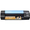 Plustek MobileOffice S602 Business Card Scanner, 1200 x 1200 DPI, Nero/Blu