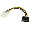 StarTech.com Cavo Adattatore di alimentazione a SATA 4, Connettore interno alimentazione SATA a 4 pin da 15 cm