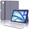 WINCHKING Custodia Tastiera per iPad Air 13 M4 2026/M3 2025/M2 2024 con Touchpad, Bluetooth Magnetica Staccabile, Cover Italiano QWERTY Retroilluminate Tastiera per iPad Air 13 Pollici M4/M3/M2, Viola lavanda
