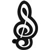 Gokelomg Chiavetta USB 2.0 Memory Stick simpatico Note musicali Simbolo Memoria USB 2.0 Chiavetta USB esterna Memory Stick 16G