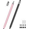 Meko - Set di 3 penne touch screen 3 in 1, in gomma, per tutti i tablet/telefoni come Samsung Huawei Xiaomi Surface Chromebook ecc.