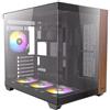 Antec CX800 ARGB Midi Tower Bianco (Antec CX800 Mid Tower Gaming Case, 1 x USB 3.0 / 2 x USB 2.0, Tempered Glass Front and Side Window Panel, Dual-Chamber design, 3 x Pre-Installed ARGB LED Fans , AT
