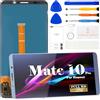 SRJTEK Schermo di ricambio per Huawei Mate 10 Pro, touch digitizer BLA-L09 BLA-L29, display LCD, montaggio completo, in vetro (blu, senza cornice)