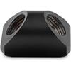 EK Water Blocks EK-Quantum - Adattatore dinamometrico 90 Gradi G1/4 IG su G1/4 IG - Nero
