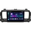 WOMGKDA 9 Pollici Android 13 Autoradio per Peugeot Expert 3/Toyota Proace 2016-2021 Navigazione GPS Touch screen con Bluetooth SWC FM RDS Radio AHD 4G/WIFI DVR Ventola di raffreddamento(4+64G)