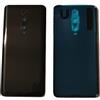 Generico Copri Batteria + biadesivo + lente compatibile con XIAOMI MI9T / MI 9T PRO / K20 / K20 PRO Vetro Posteriore Back Cover Retro Scocca + adesivo + lente con cornice (nero)