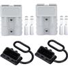 Wvxilyr 2 Pezzi Connettore di Alimentazione Modulare 50A, Connettore Batteria 600 V, Connettore Batteria Rimorchio, Connettore Rapido per Connessioni Elettriche in Auto, Camper, Barche e Veicoli