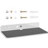 FVDPWYE Supporto da Parete per Altoparlanti Staffa Porta Soundbar Mensola Galleggiante in Acrilico Resistente Adatta per Casa Studio Regalo, Bianco