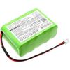 TECHTEK Batteria 2000mAh compatibile con [Siemens] IC60 central, Sintony IC60-W-10, Zentrale IC60 sostituisce 10HR1551YC, A5Q00020293, IAB1201-8
