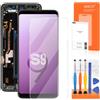 AGCUT Display LCD per Samsung Galaxy S9 SM-G960 SM-G960F SM-G960U 5,8 pollici LCD Screen Touchscreen Digitizer Full Assembly con kit di riparazione (nero con cornice, Incell)