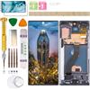 Gadget Troops Kit di ricambio per display LCD (senza impronte digitali) per Samsung Galaxy Note10 EE (Note 10) SM-N970F/DS, N970U, N970U1, N9700, N970W, N970N, N970X (nero)