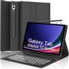 WINCHKING Tastiera per Samsung Galaxy Tab S10 Plus, Tastiera Galaxy Tab S9/S9FE Plus 12.4, Cover Bluetooth Italiano Rimovibile Keyboard per Teblet Samsung S10+/S9+/S9 FE+ 12.4 Pollici, Nero