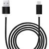 PH26 Cavo rinforzato tipo C compatibile Doogee Note 58 Cavo USB-TypeC intrecciato nylon 1 metro Cavo di carica/sincronizzazione rapido-trasferimento dati - nero