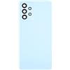 Generico Copri Batteria compatibile con Samsung Galaxy A23 5G SM-A236F A236 A236F A236B (NO con 4G) retro Posteriore Back Cover Scocca coperchio in plastica rigida + lente con cornice + Biadesivo (AZZURRO)