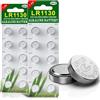 GutAlkaLi Pila a bottone da 1.5V, batterie alcaline senza mercurio AG10(LR1130)-20 Stück verde