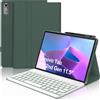 WINCHKING Tastiera per Lenovo Tab P11 (2nd Gen), 7 funzioni di retroilluminazione, Custodia per 11,5 per Lenovo Tab 11(TB350FU/TB350XU 2022), Tsatiera Italiano Slim Bluetooth Rimovibile Magnetica, Verde scuro