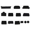 Futheda 13 pz/1 set universale per computer portatile e notebook, in silicone, anti-polvere, con tappo di protezione, compatibile con accessori USB per computer, colore: nero