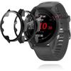 Generic Custodia protettiva per smartwatch Garmin Forerunner 255, custodia rigida in PC con pellicola protettiva in vetro temperato, design integrato per la massima protezione dello smartwatch, confezione da