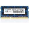 D DUOMEIQI DUOMEIQI 4GB DDR3L1600MHz SODIMM PC3L-12800 DDR3 1600 CL11 204-Pin 2Rx8 SO-DIMM 1.35V Non-ECC Unbuffered Notebook Laptop RAM Memory Dual Rank Upgrade Module
