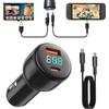 Proaustin Caricabatteria da auto per Nintendo Switch 2, adattatore di ricarica rapida PD da 65 W per console Switch 2, compatibile con auto, SUV e camion, cavo USB-C incluso