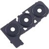 Generico Ricambio compatibile con Samsung Galaxy A25 5G SM-A256B A256 A256B vetro posteriore vetrino scocca lente obbiettivo+Cornice RING rear fotocamera BACK camera (NERO)