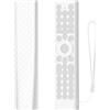 Generic Custodia protettiva per telecomando HISENSE ERF2K38H, con cordino, antipolvere, antigraffio, copertura completa, in silicone, accessori per Smart TV (bianco)