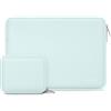 MOSISO 13,3 pollici Custodia Laptop, 13-13,3 pollici Borsa PC Compatibile con MacBook Air/Pro 13/Pro 14 M5 M4 M3 M2 M1, HP Dell Lenovo, Neoprene Borse Computer con Custodia Piccola, Verde Ghiaccio