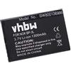 vhbw batteria sostituisce Nokia BP-3L per smartphone cellulare (1300mAh, 3,7V, Li-Ion)