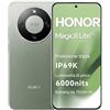 HONOR Magic8 Lite Smartphone 5G, display AMOLED da 6,79 pollici, tripla resistenza IP68/IP69K, batteria da 7500 mAh, fotocamera da 108 MP con OIS, doppia SIM, NFC (Forest Green, 512, GB, GB, 8)