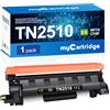 MYCARTRIDGE TN2510 Toner compatibile per Brother TN2510 per MFC-L2835DW HL-L2400DWE DCP-L2620DW DCP-L2627DW DCP-L2660DW DCP-L2665DW MFC-L2860DW (colore nero)