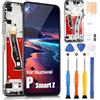 ARSSLY Schermo OLED per Huawei P Smart Z LCD per Huawei P Smart Z STK-LX1 da 6,95 pollici LCD Display Touch Screen Digitizer Assembly + Riparazione (nero con telaio)