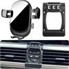 Kacarx Porta Cellulare Auto Per BMW Serie 3 accessori [Solo compatibile con BMW E90 E91 E92 E93, anni 2005-2013] Rotativo 360°、Funzionamento a una mano、Facile da installare