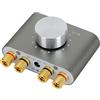 McGrey MAMP-250BT Mini Amplificatore Hi-Fi 100 Watt - Amplificatore Stereo Ultracompatto - 2x 50 Watt - Bluetooth 5.0, Ingresso Jack e USB - Terminali a Morsetto per 2 Casse - Grigio Metallizzato