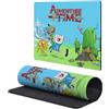 Head Case Designs Licenza Ufficiale Adventure Time Jake e Finn Grafica 9.84 x 11.81 x 0.12 Inches (250 x 300 mm) - S Tappetino per Mouse E Scrivania da Ufficio per Giochi Tastiera PC