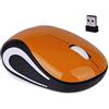 Hesupy Wireless Mini Mouse del computer Gaming Piccolo mouse portatile 1600 DPI USB ottico ergonomico Mouse USB per il computer portatile del PC Regalo (orange)