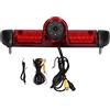 Akozon Telecamera per Retromarcia ABS 170° HD LED con Visione Notturna - Installazione su Luce Freno, Parte di Ricambio Terzo Freno