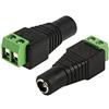 CLICLED 10PZ Connettore jack femmina alimentatore CCTV 12V telecamera