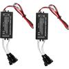 iplusmile 2pezzi Inverter Per Ccfl Angel Eyes Protezione Da Sovratemperatura e Sovraccarico Compatibile Con Anelli Aftermarket Sigillato Per Evitare Cortocircuiti