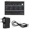 Walfront Amplificatore per Cuffie Mono Stereo a 4 Canali Mini Ampli Casque Portatile da Gioco Stereo Audio Splitter((Spina UE))