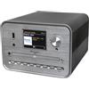 Soundmaster ICD1050SW Sistema stereo Internet radio WLAN 2,4/5 GHz DAB+ Bluetooth Lettore CD USB MP3 APP Display a colori Sveglia