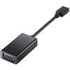 HP Adattatore Display da USB-C a VGA, Compatibile con Notebook e Tablet dotati di porta USB-C, Nero