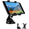 GCQ Auto Tablet Supporto iPad, Ventosa Tazza Supporto Tablet Stand per Auto Parabrezza Dash Desk Cucina Parete Compatibile con iPad Mini Air Samsung Galaxy Tab A S Series Tutti 7-10 pollici Tablet