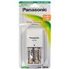 Panasonic Cc06 Caricabatteria, Incluse 2 Stilo PGI, Bianco