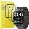 Blueshaweu Proteggi schermo per Popglory Smartwatch 1,85 Pollici P66, [3 Pezzi] Pellicola protettiva per Popglory P66 Smartwatch (Transparent)