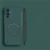 SSASMEU Custodia magnetica rigida senza cornice per Oneplus 10 Pro 9R 9RT 10R 10T 11 9 8T 7T 8 7 Pro, sottile e opaca, verde scuro, per Oneplus 10T
